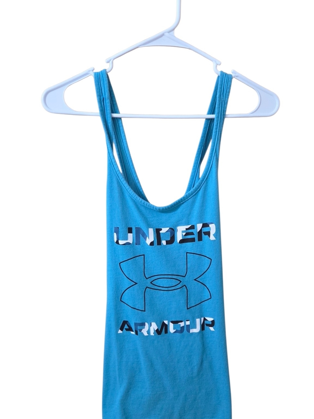 Under Armour Blue Logo Racerback Tank